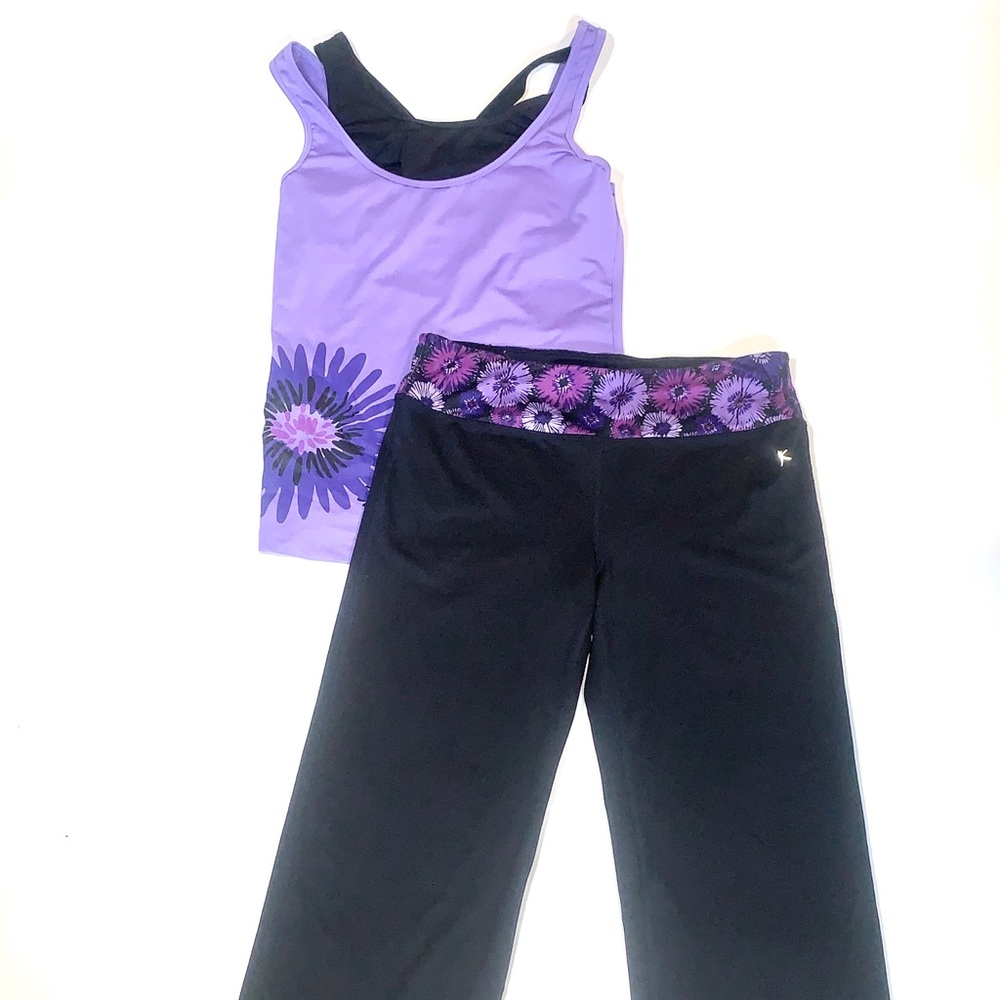 Danskin Now Yoga 2 Piece Workout Set Size Sm(4-6)